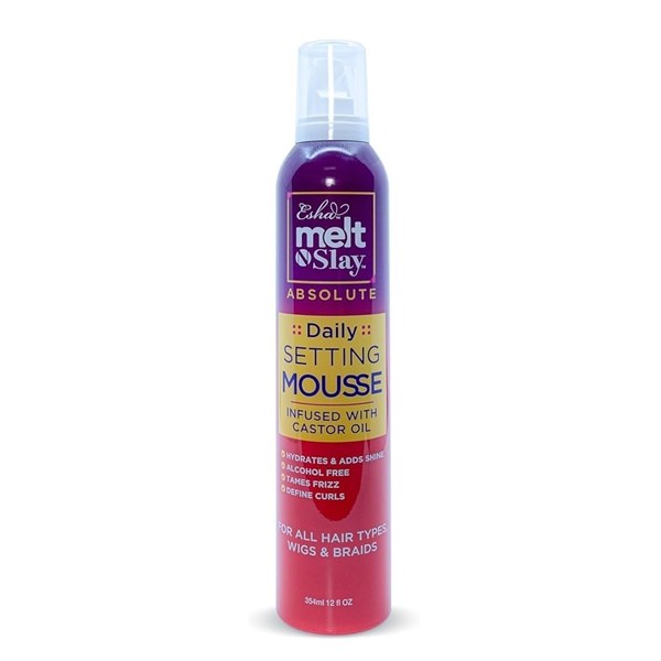 Esha Melt N Slay Setting Hair Mousse - 12 oz