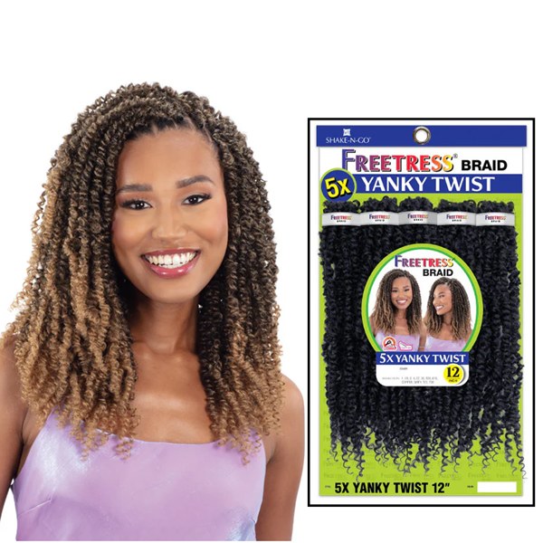 FreeTress Braid 5x Yanky Twist 12 Inch - # 2