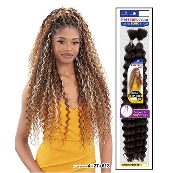 FreeTress Braid Boho Deep Bulk 18 Inch - # 1
