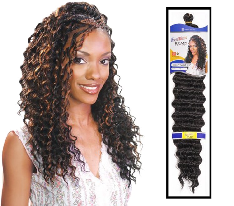 FreeTress Braid Deep Twist Braid 22 Inch - # 1