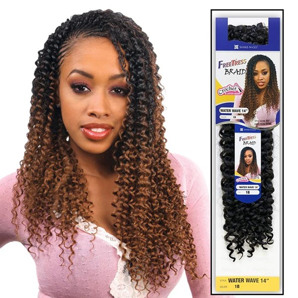 FreeTress Braid Water Wave 14 Inch - # OT27