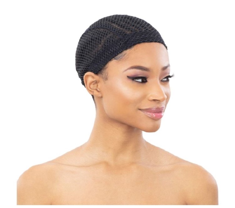 FreeTress Anti Slip Crochet Cap - Black