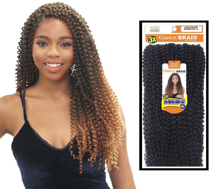 Glance Braid 3x Bohemian Curl 18 Inch - Beauty Depot