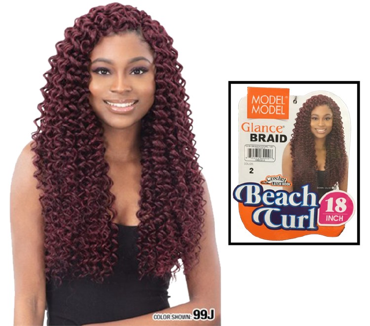 Glance Braid Beach Curl 18 Inch - # 27