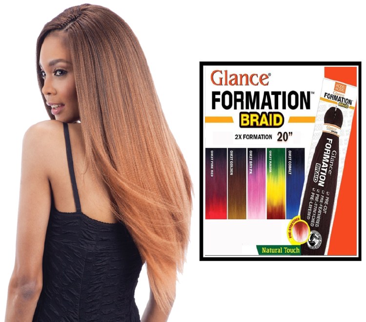 Glance Braid 2x Formation Braid 20 Inch - # OM3TIRIS