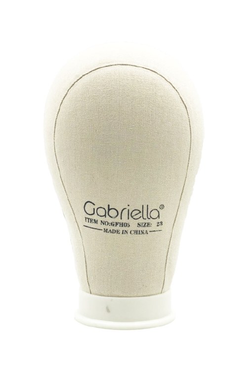 Gabriella Canvas Head Beige 23'' #CFH05BG23