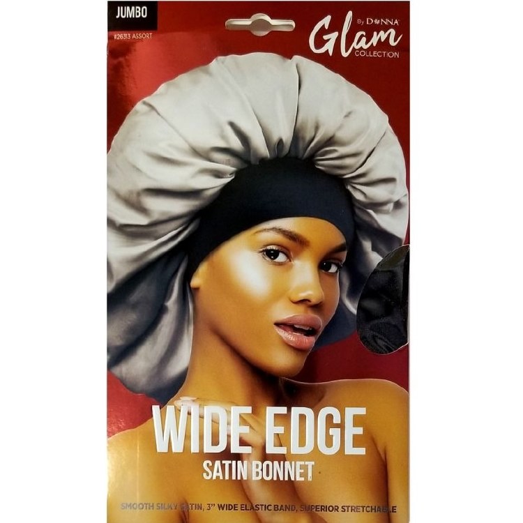 Donna Glam Collection Wide Edge Satin Bonnet Assorted