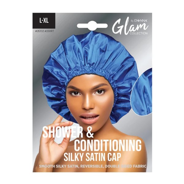 Glam Shower & Conditioning Silky Satin Cap L-XL #26332 - Assorted Color