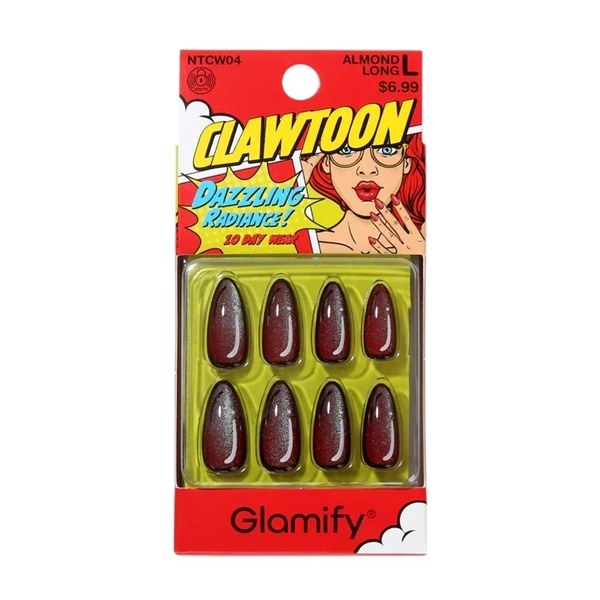 Glamify Clawtoon Press on Nails #NTCW04 - Almond Long