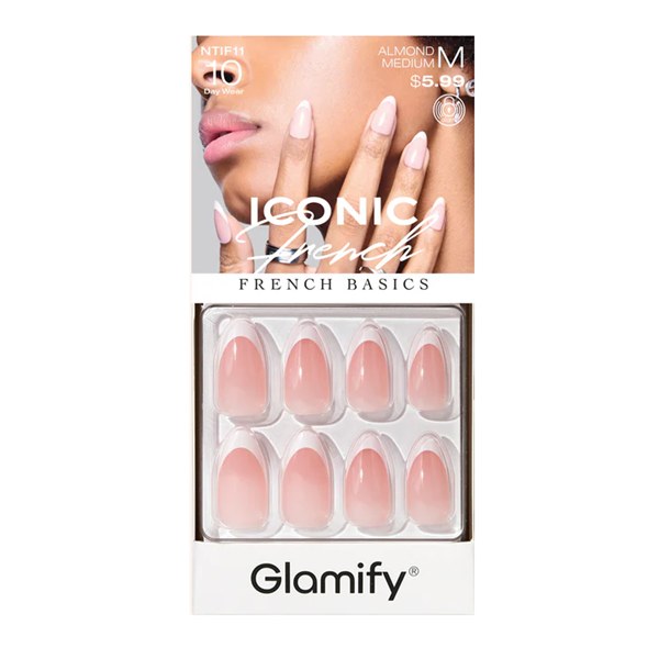 Glamify Iconic French Press on Nails #NTIF11 - Almond Medium