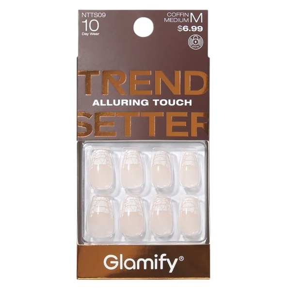 Glamify Trendsetter Press on Nails #NTTS09 - Coffin Medium