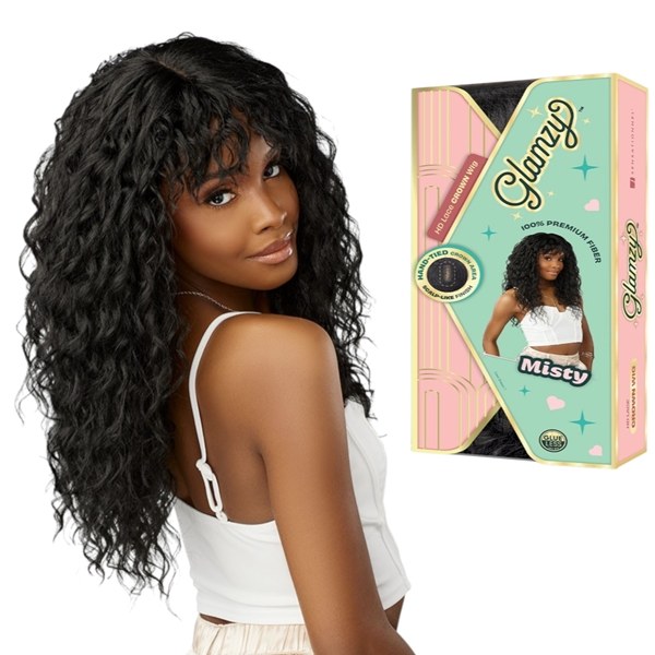 Glamzy HD Lace Crown Wig - MISTY - # ROSY PINK