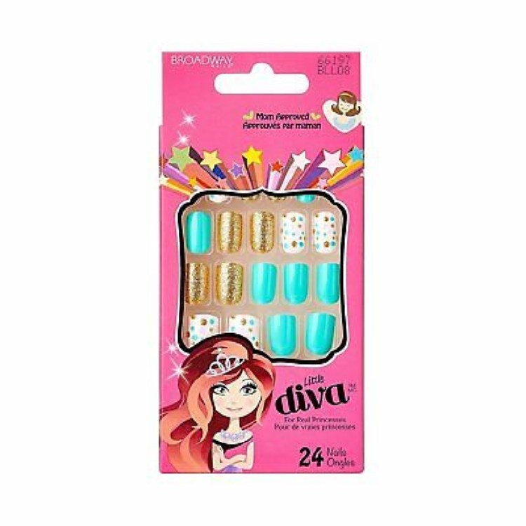 False Nails Multiple Colors Press-On 24pk