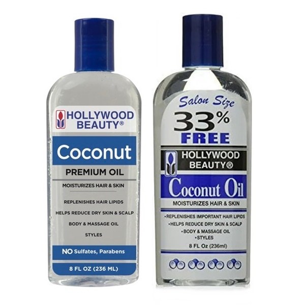 Hollywood Beauty Coconut Oil 8oz