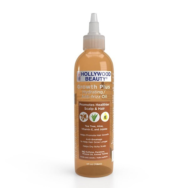 Hollywood Beauty Growth Plus Hydrating/Anti-Frizz Oil 4oz