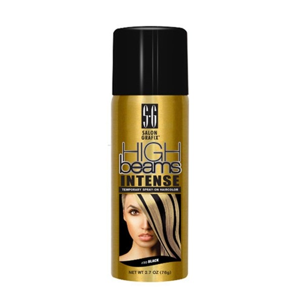 High Beams Intense Temporary Hair Color Spray 2.7oz #20 Black