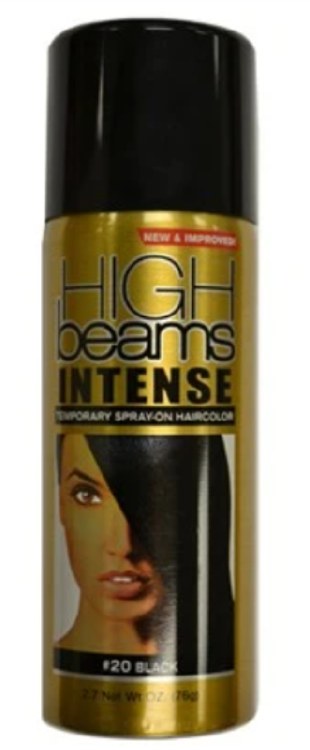 High Beams Intense Temporary Spray-On Hair Color #20 Black 2.7oz