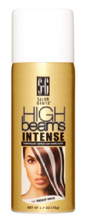 High Beams Intense Temporary Spray-On Hair Color #21 Wicked White 2.7oz