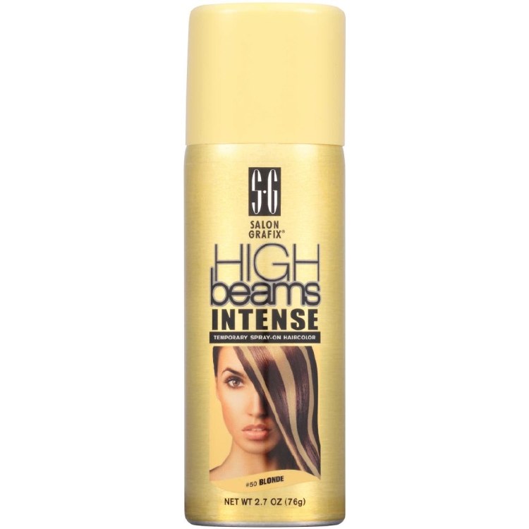 High Beams Intense Temporary Spray On Hair Color 50 Blonde 27oz Beauty Depot 4294