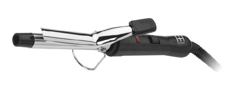 Hot & Hotter Silver Curling Iron 5/8" Black #5818