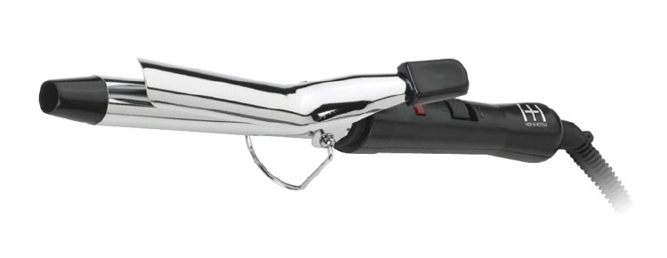 Hot & Hotter Silver Curling Iron 3/4" Black #5819