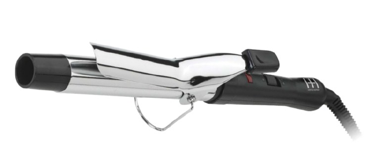 Hot & Hotter Silver Curling Iron 1" Black #5820