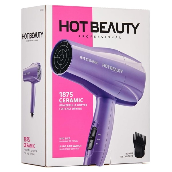 Hot Beauty 1875 Ceramic Hair Dryer #HBD03
