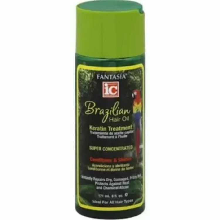 Fantasia IC Brazilian Hair Oil Keratin Treatment 6oz