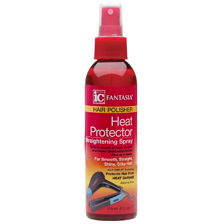 Fantasia IC Hair Polisher Heat Protector Straightening Spray 6oz