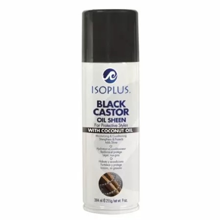 Isoplus Black Castor Oil Sheen 9oz