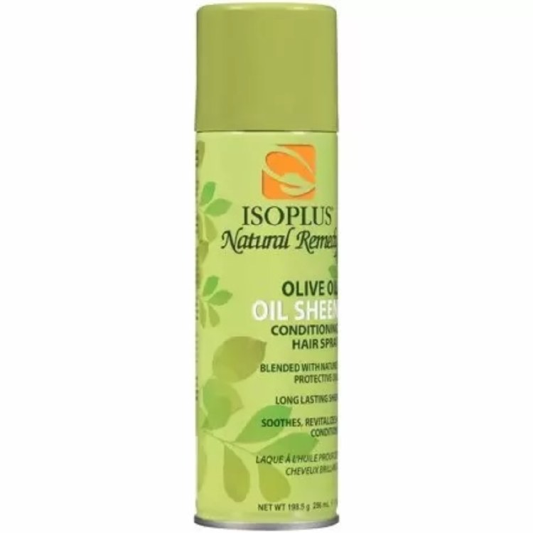 Isoplus Natural RemedyOlive Oil Oil Sheen Conditioning Hair Spray 7oz