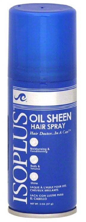 Isoplus Oil Sheen Protective Hair Spray 2oz