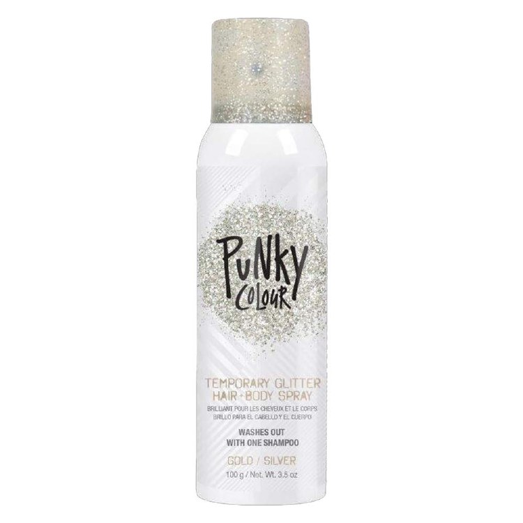 Jerome Russell Temporary Glitter Hair & Body Spray 3.5oz - Gold&Silver