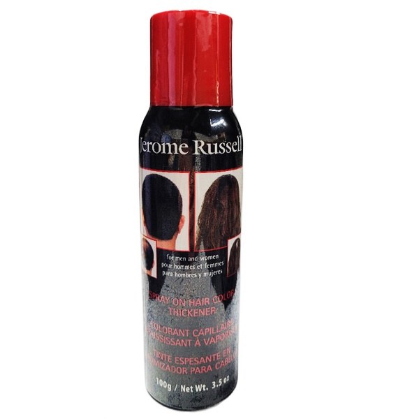 Jerome Russell Hair Color Thickener Spray 3.5oz - Black