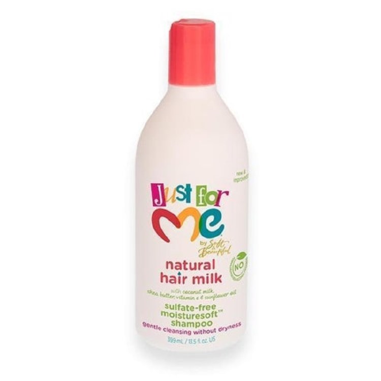 Just For Me Natural Hair Milk Sulfate-Free MoistureSoft Shampoo 13.5oz