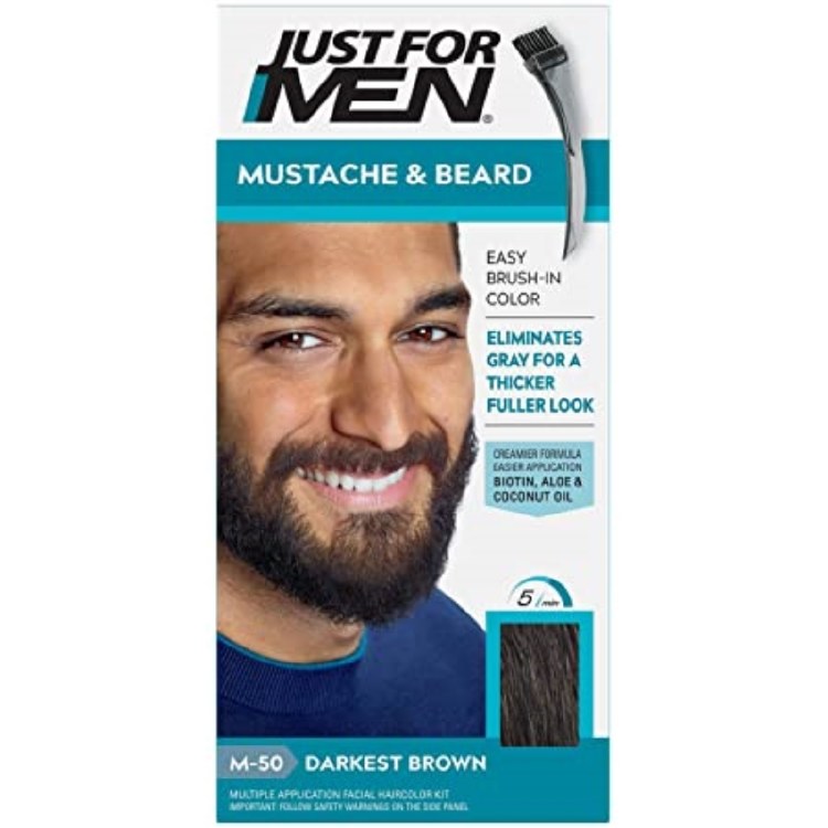 Just for Men Mustache and Beard Color Gel - Darkest Brown