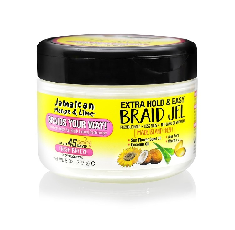 Jamaican Mango & Lime Extra Hold & Easy Braid Jel 8oz