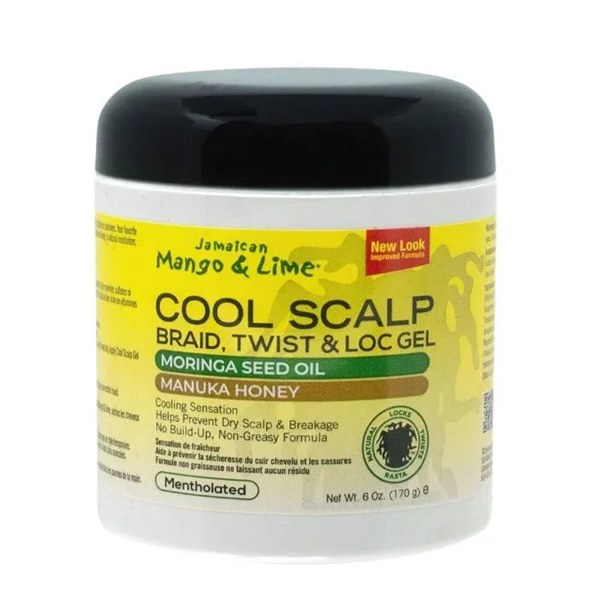 Jamaican Mango & Lime Cool Scalp Braid Twist & Loc Gel Mentholated 6oz