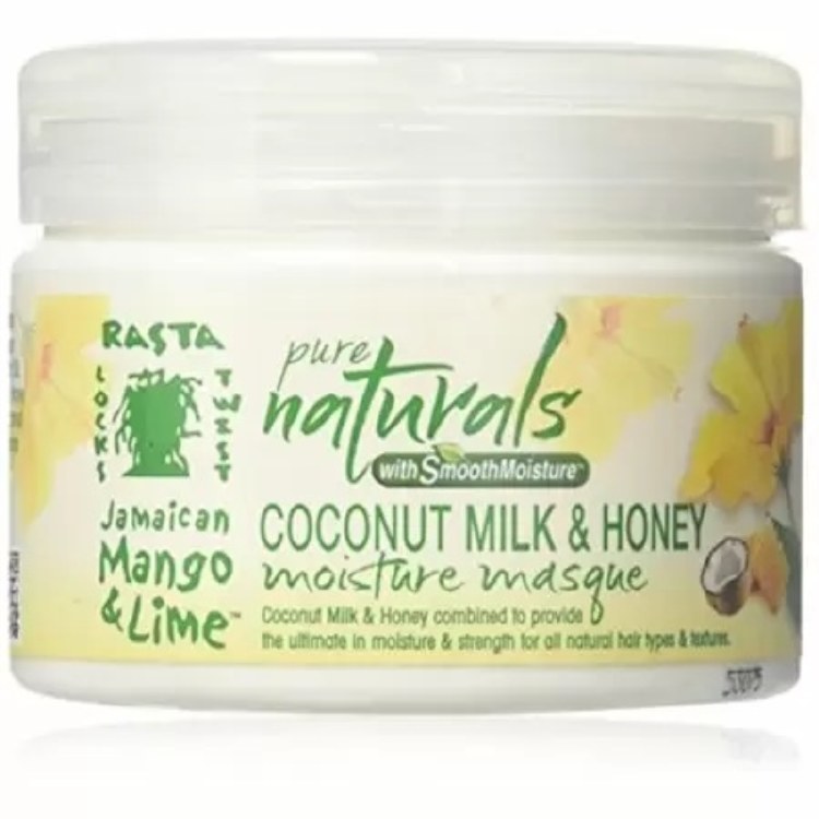 Jamaican Mango & Lime Pure Natural Coconut Milk and Honey Hair Masque 12oz