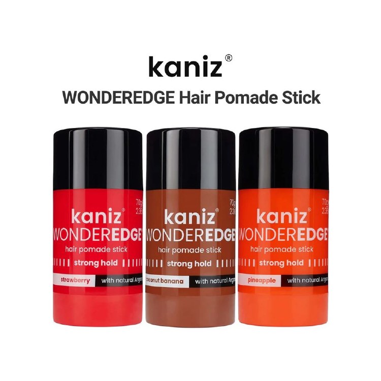 Kaniz Wonder Edge Hair Pomade Stick 2.36oz - Pineapple