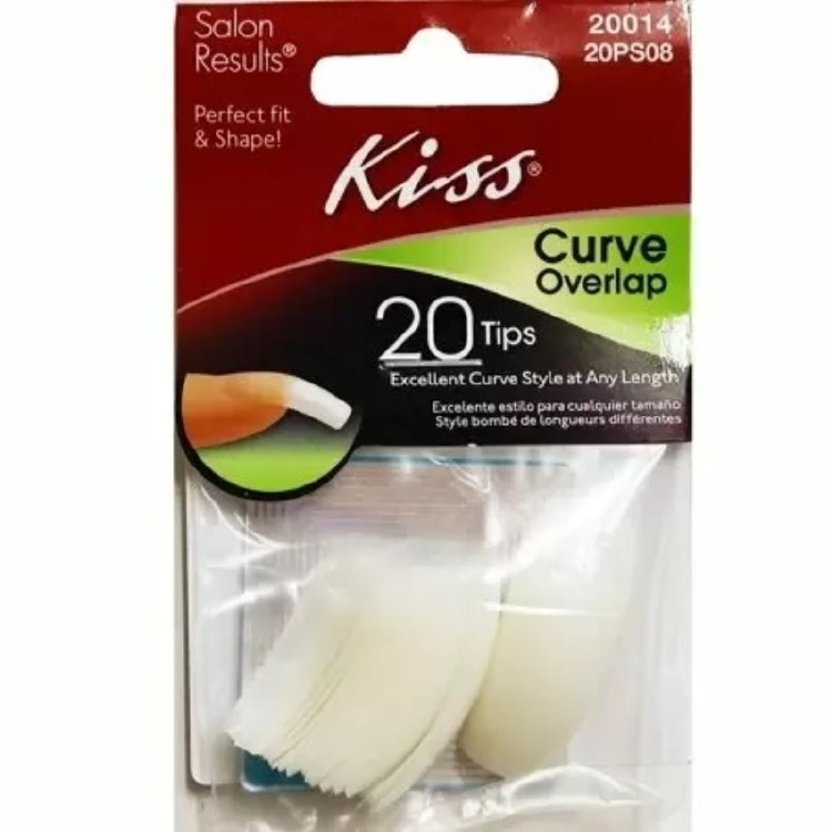 Kiss Curve Overlap Nails Bag 20 Count #20PS08