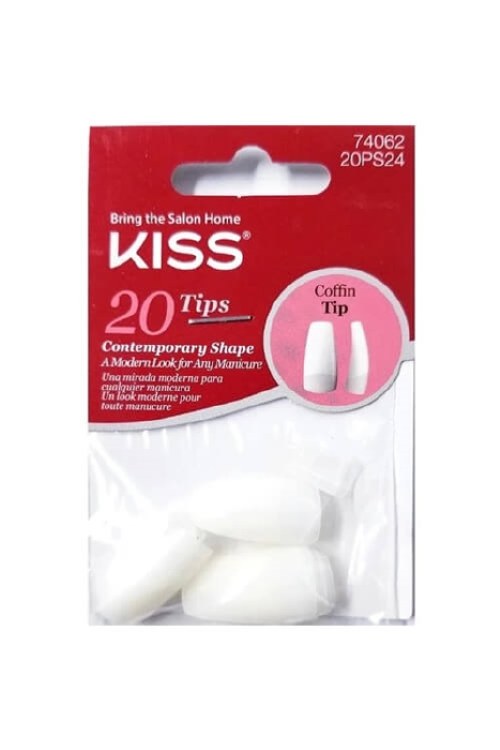 Kiss 20 Tips Nails Coffin Tip #20PS24