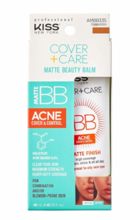 Kiss New York Cover+Care Matte Beauty Balm #AMBB335 - Cappuccino