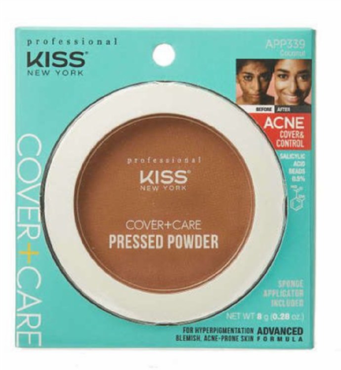 Kiss New York Professional Cover+Care Pressed Powder APP339 - Cocunut