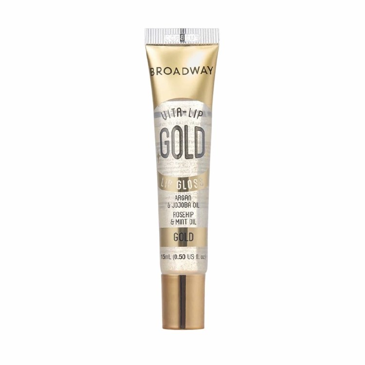 Broadway Vita-Lip Clear Lip Gloss - Gold