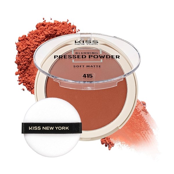 Kiss Blurring Soft Matte Pressed Powder #CPP415 - Mocha
