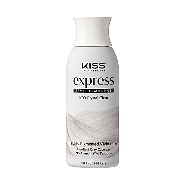 Kiss Express Color Semi-Permanent Hair Color - Crystal Clear #K00