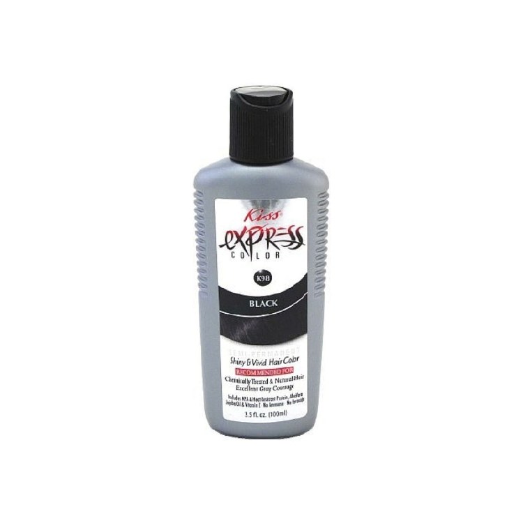 Kiss Express Color SemiPermanent Hair Color Black K98 Beauty Depot