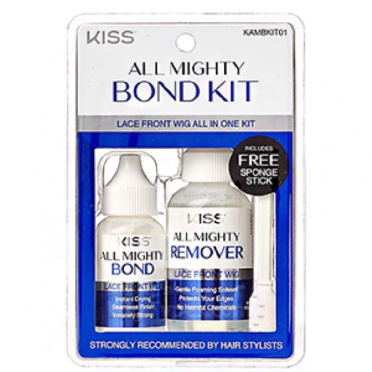 Kiss All Mighty Bond Kit Lace Front Wig All In One Kit #KAMBKIT01