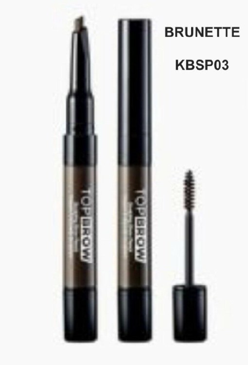 Kiss Professional Top Brow Sculpting Brow Pencil & Mascara #KBSP03 - Brunette